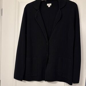 J. Crew Black Sweater Blazer